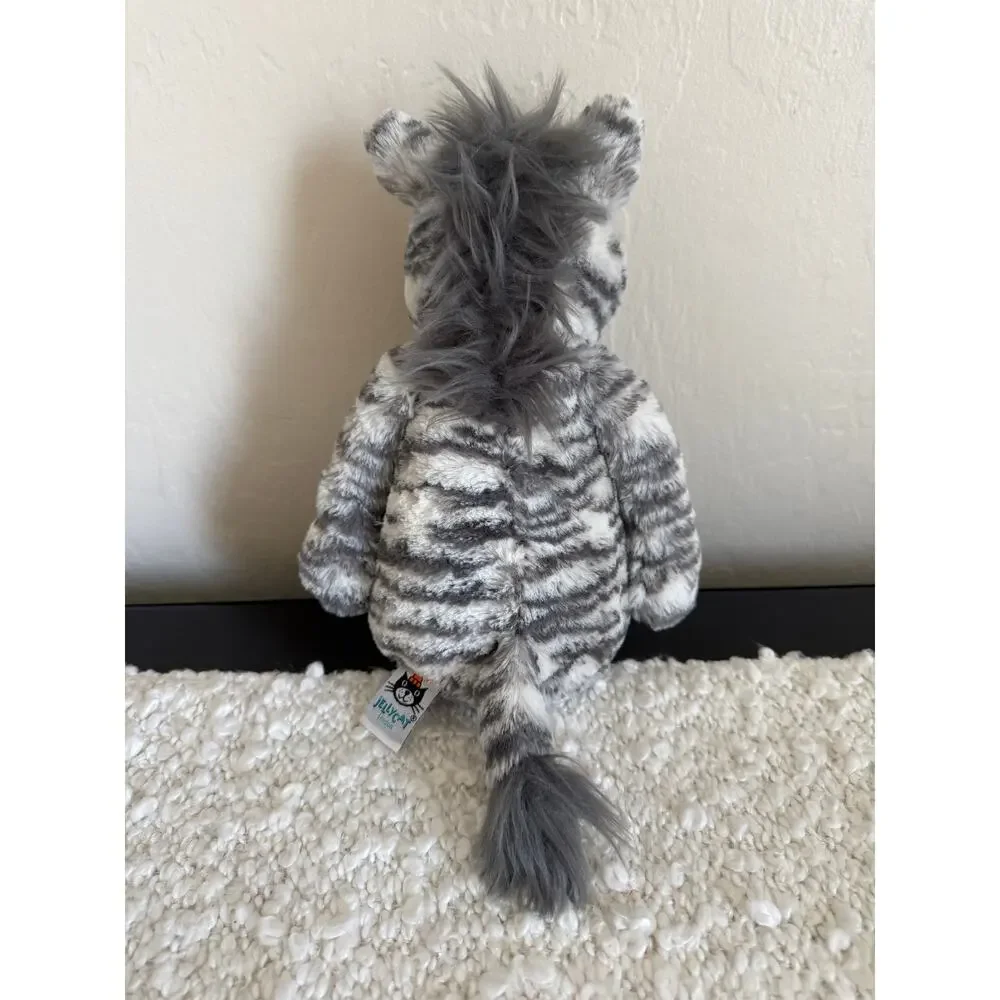 Jellycat Medium Bashful Gray Zebra Retired Rare NWOT